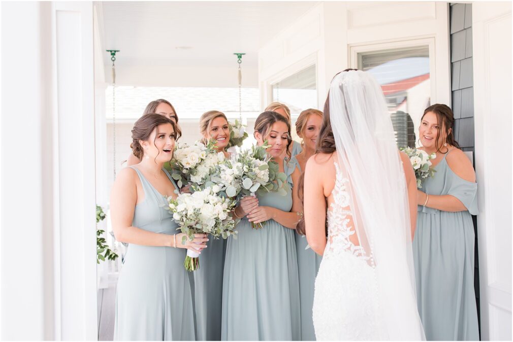 bride and bridesmaids