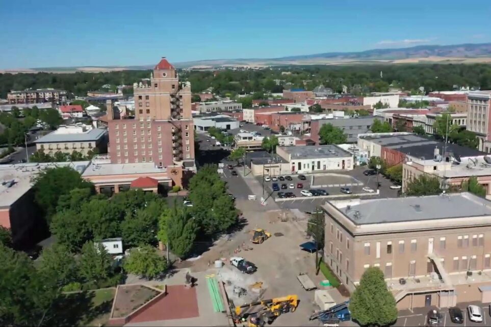 Bird view of Walla Walla