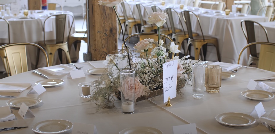 The Cheney Place Table set up