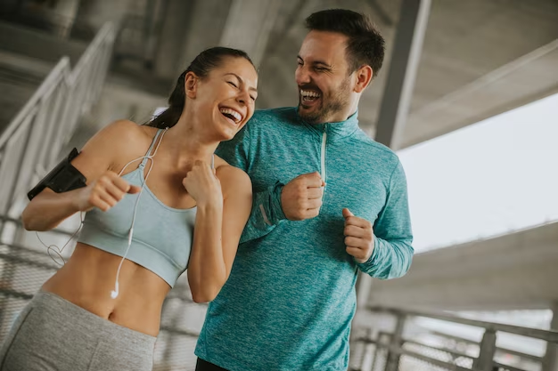 Sporty couple