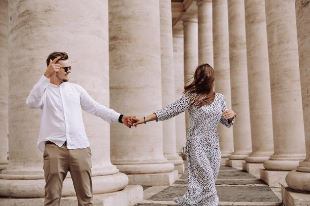 holding hands couple