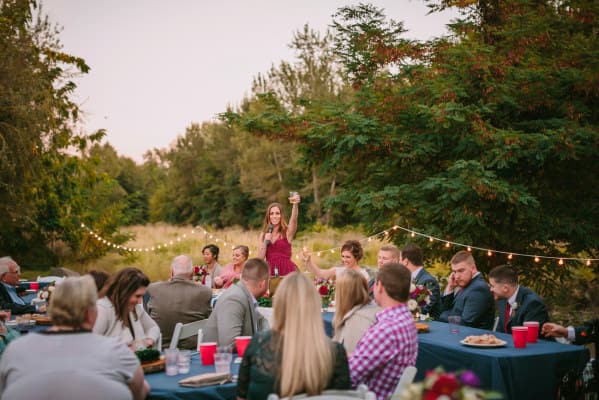 Wedding attendees